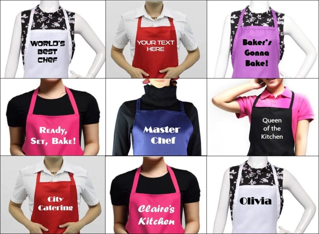 Aprons Printing Reading