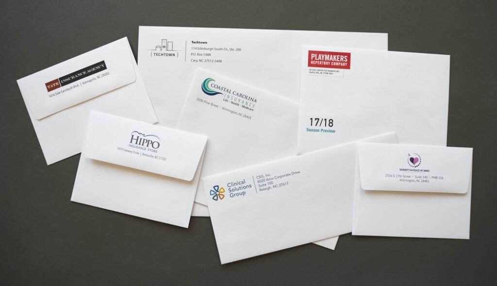 Envelope Printing Reading