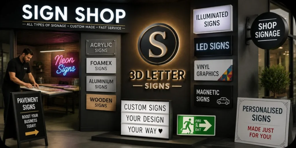 Sign Shop Reading