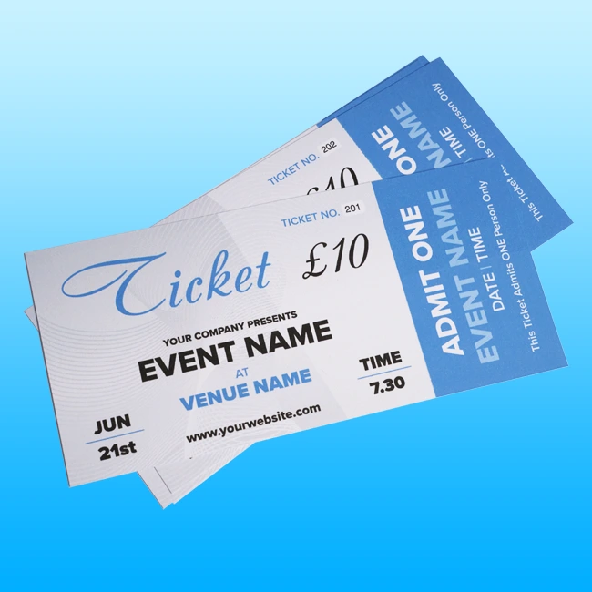 Tickets Printing Reading